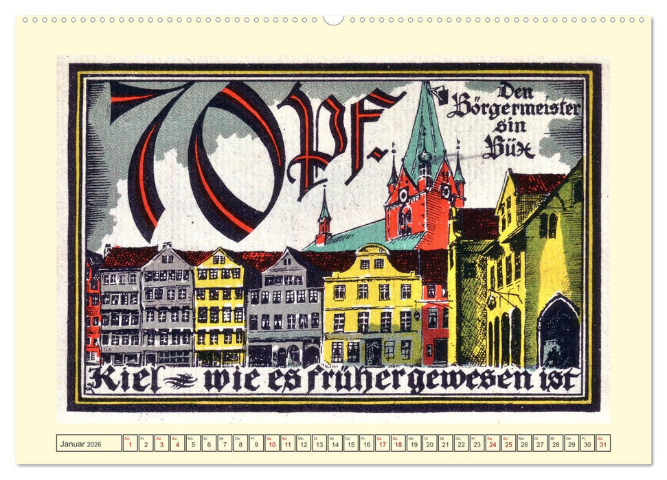 Gruß aus Kiel (CALVENDO Wandkalender 2026)