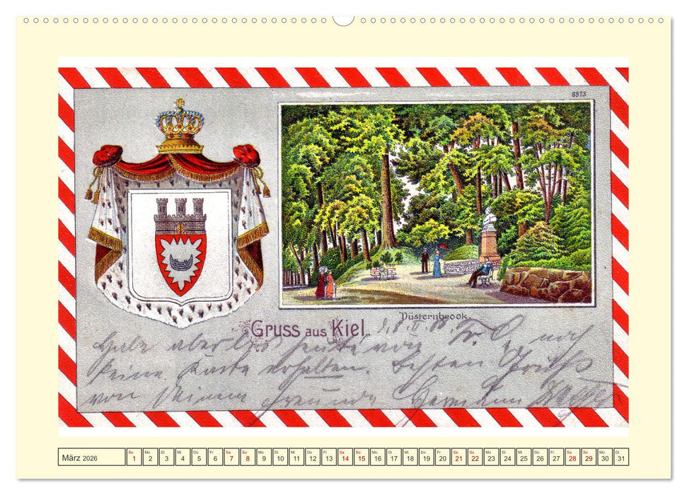 Gruß aus Kiel (CALVENDO Wandkalender 2026)