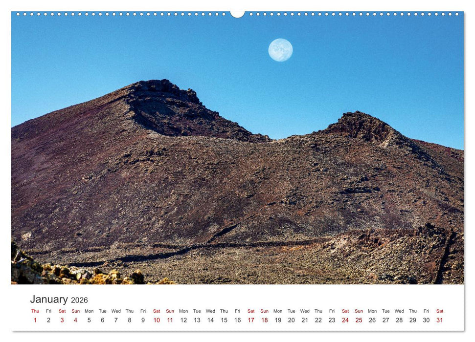 Fuerteventrua The volcanic island (CALVENDO Monthly Calendar 2026)