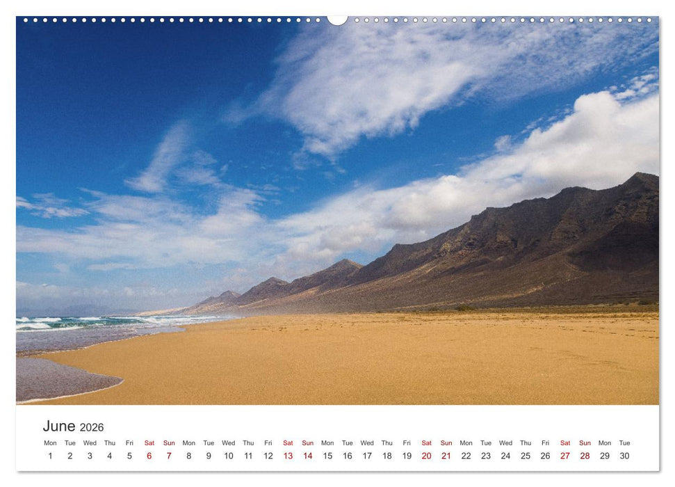 Fuerteventrua The volcanic island (CALVENDO Monthly Calendar 2026)