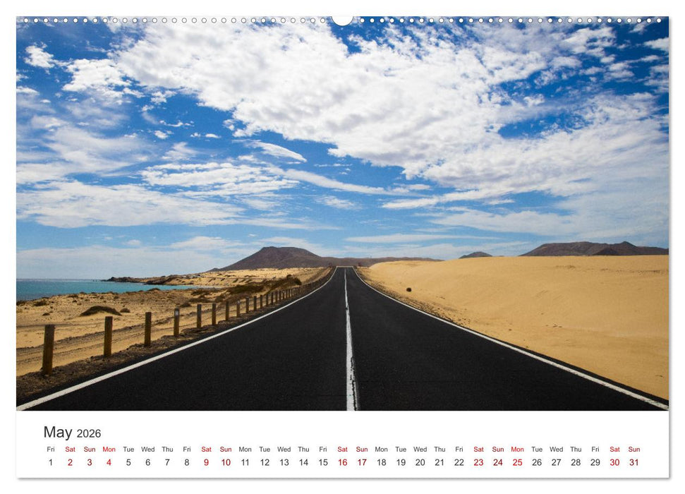 Fuerteventrua The volcanic island (CALVENDO Premium-Calendar 2026)