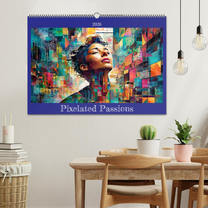 Pixelated Passions (CALVENDO Monthly Calendar 2026)