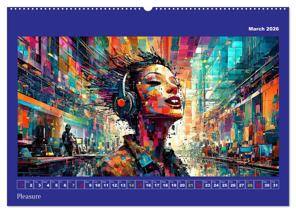 Pixelated Passions (CALVENDO Monthly Calendar 2026)