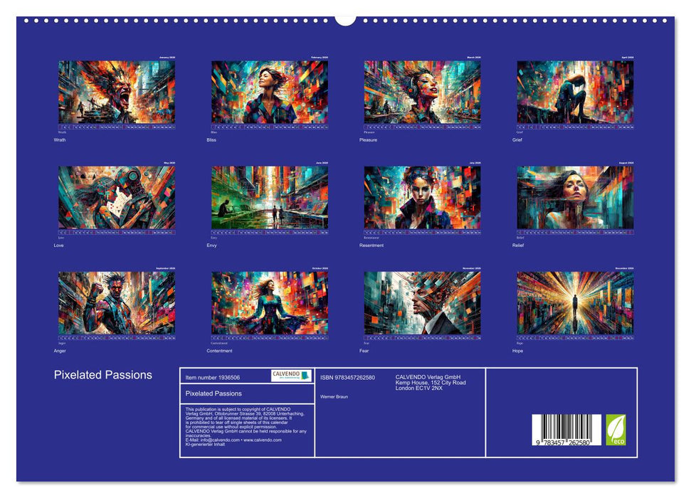 Pixelated Passions (CALVENDO Premium-Calendar 2026)