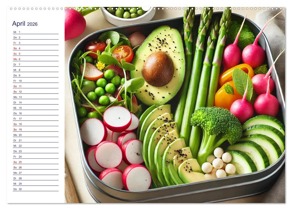 Lunchpaket Love - Einfach, lecker, gesund (CALVENDO Wandkalender 2026)