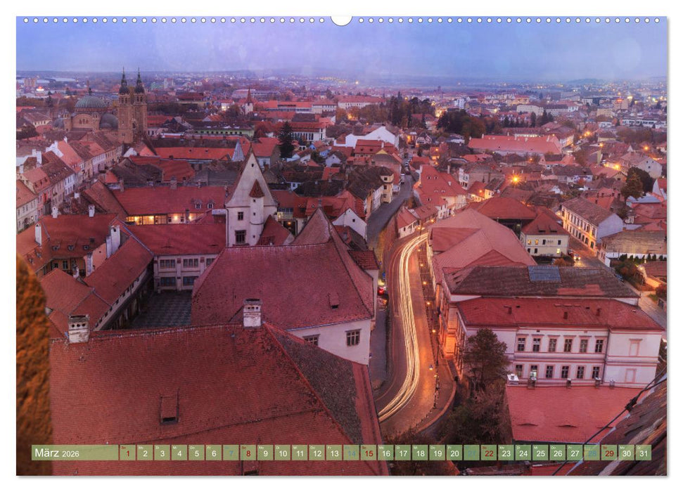 Zauberhaftes Sibiu - Die Perle Siebenbürgens in Rumänien (CALVENDO Wandkalender 2026)