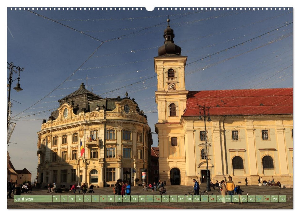 Zauberhaftes Sibiu - Die Perle Siebenbürgens in Rumänien (CALVENDO Wandkalender 2026)