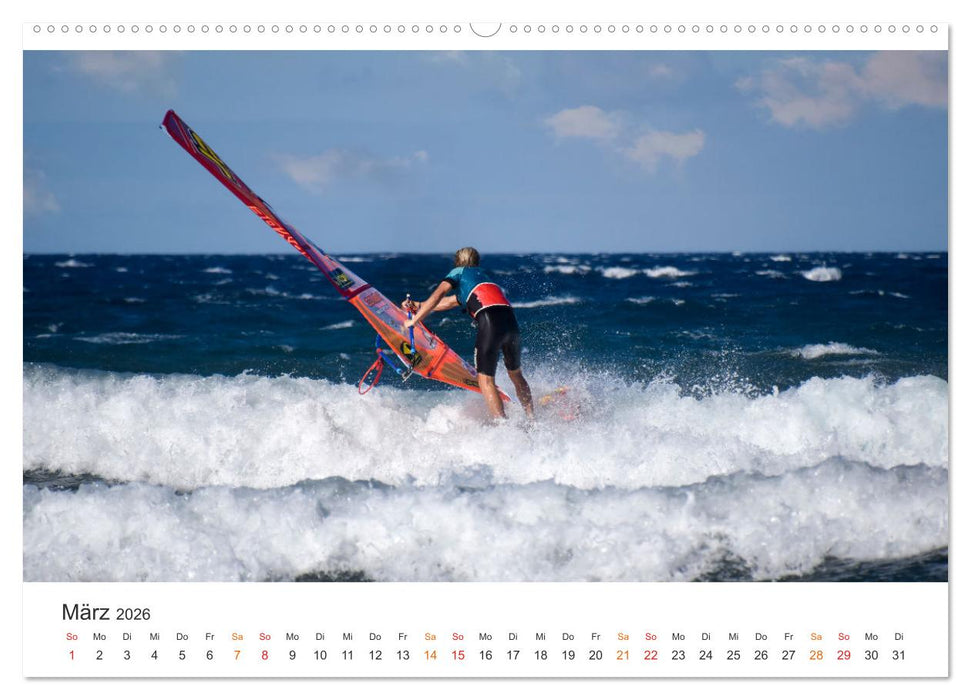 Windsurfen - endlose Wellen (CALVENDO Wandkalender 2026)