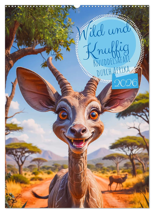 Wild und Knuffig – Knuddelsafari durch Afrika (CALVENDO Wandkalender 2026)