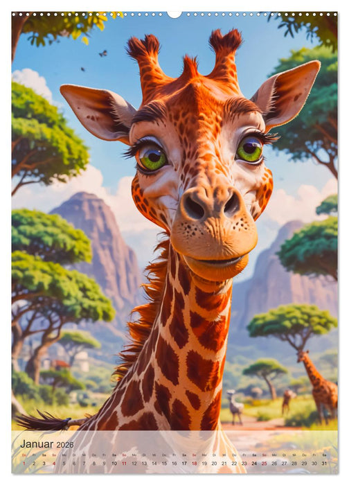 Wild und Knuffig – Knuddelsafari durch Afrika (CALVENDO Wandkalender 2026)