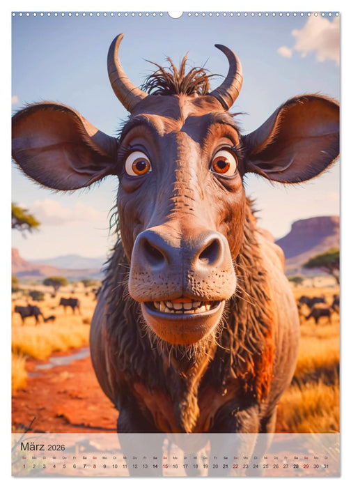 Wild und Knuffig – Knuddelsafari durch Afrika (CALVENDO Wandkalender 2026)