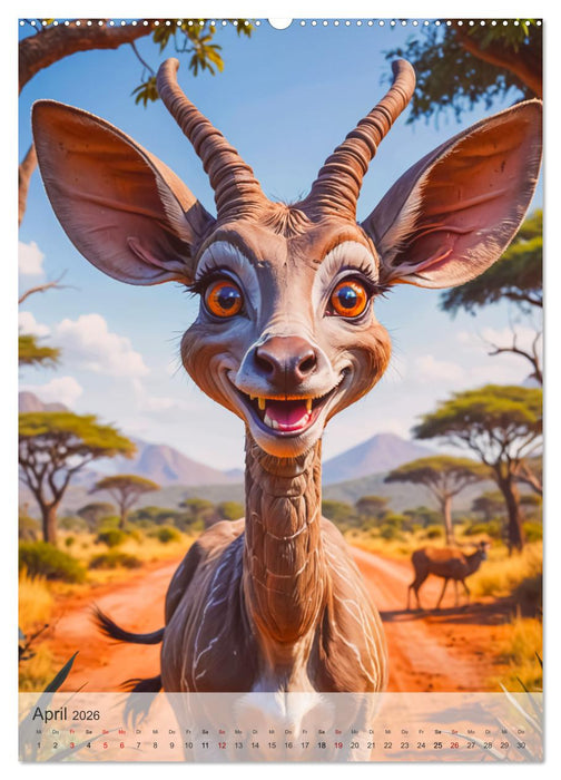 Wild und Knuffig – Knuddelsafari durch Afrika (CALVENDO Wandkalender 2026)