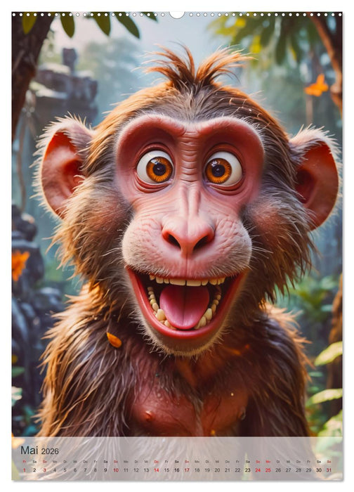 Wild und Knuffig – Knuddelsafari durch Afrika (CALVENDO Wandkalender 2026)