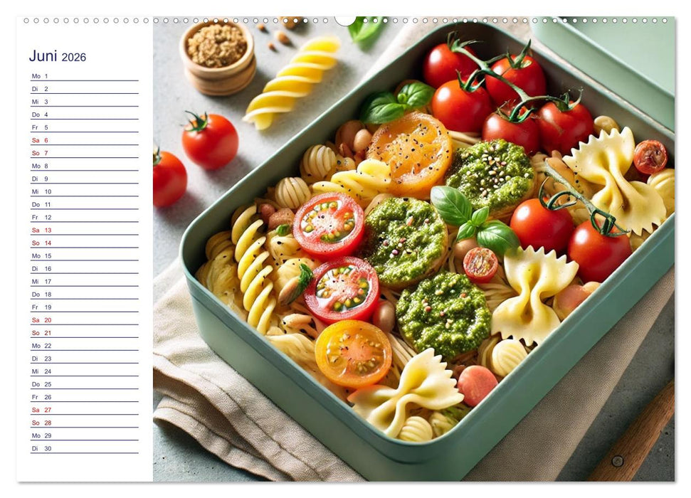 Lunchpaket Love - Einfach, lecker, gesund (CALVENDO Premium Wandkalender 2026)