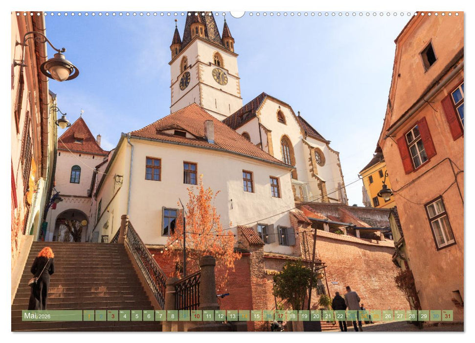 Zauberhaftes Sibiu - Die Perle Siebenbürgens in Rumänien (CALVENDO Premium Wandkalender 2026)