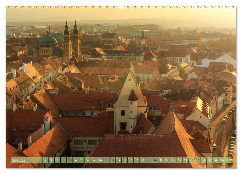 Zauberhaftes Sibiu - Die Perle Siebenbürgens in Rumänien (CALVENDO Premium Wandkalender 2026)