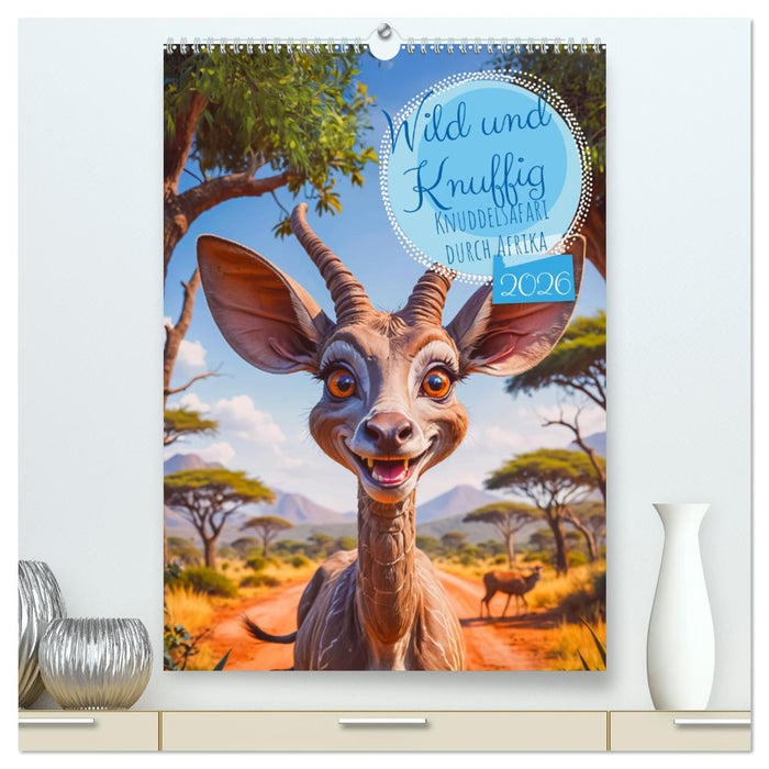 Wild und Knuffig – Knuddelsafari durch Afrika (CALVENDO Premium Wandkalender 2026)