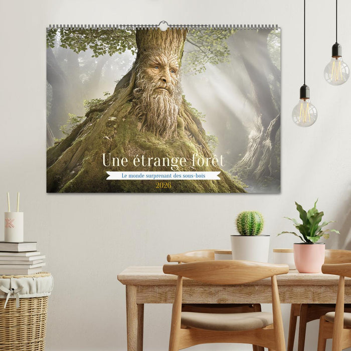 Une étrange forêt - Le monde surprenant des sous-bois (CALVENDO Calendrier mensuel 2026)