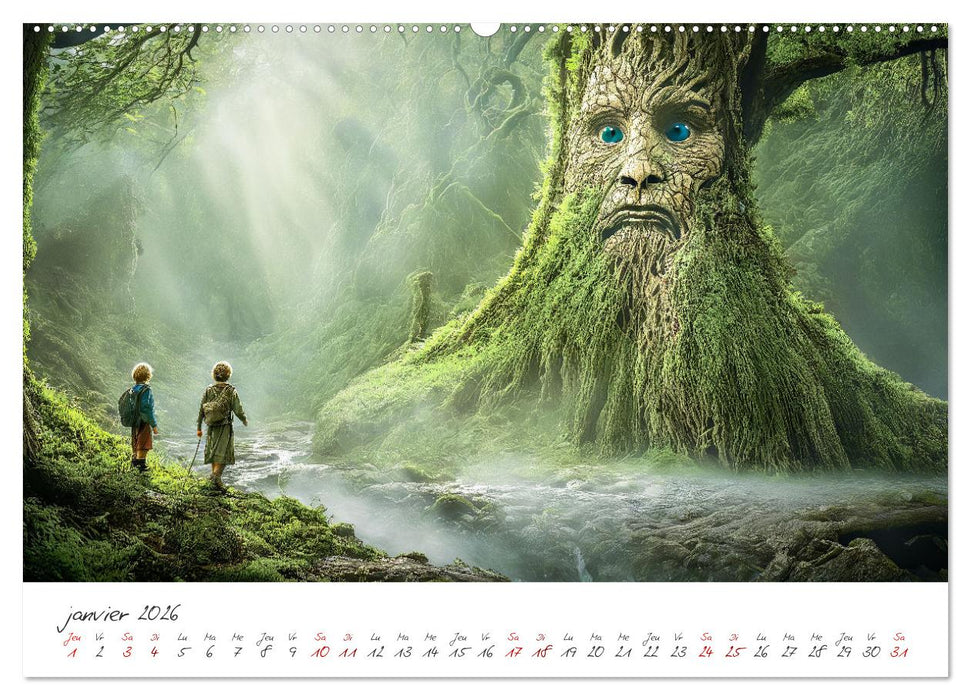 Une étrange forêt - Le monde surprenant des sous-bois (CALVENDO Calendrier mensuel 2026)