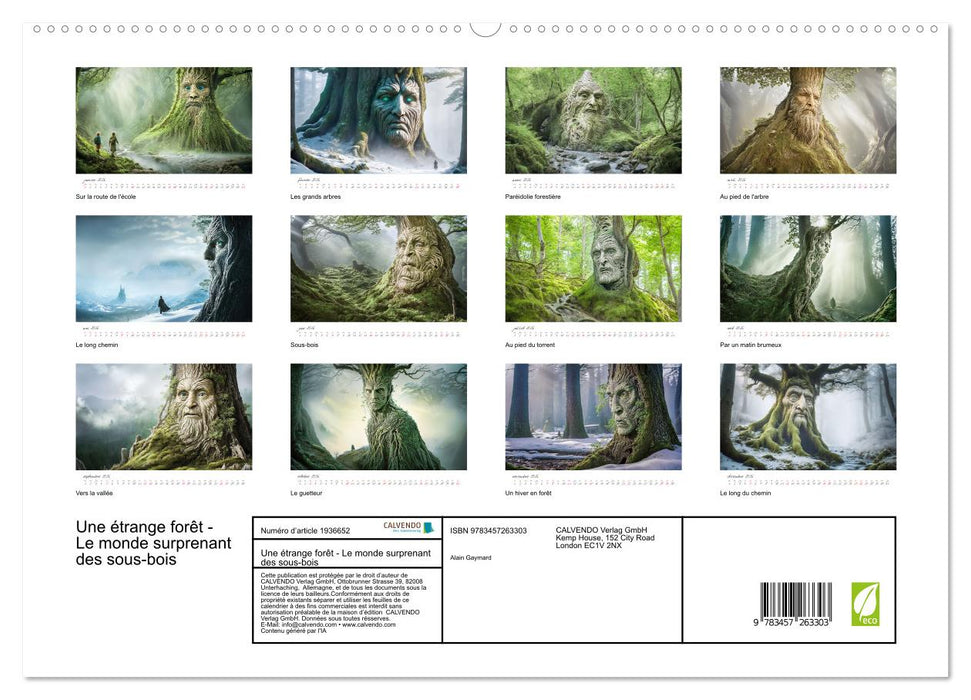 Une étrange forêt - Le monde surprenant des sous-bois (CALVENDO Calendrier supérieur 2026)
