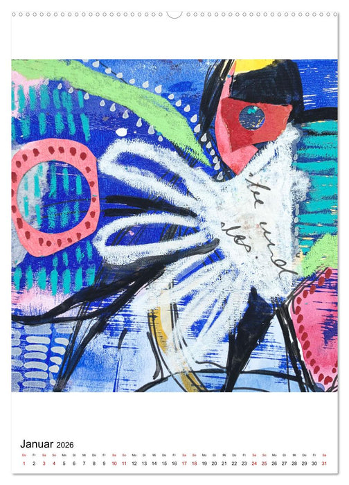 Poetische Miniaturen Florales (CALVENDO Premium Wandkalender 2026)