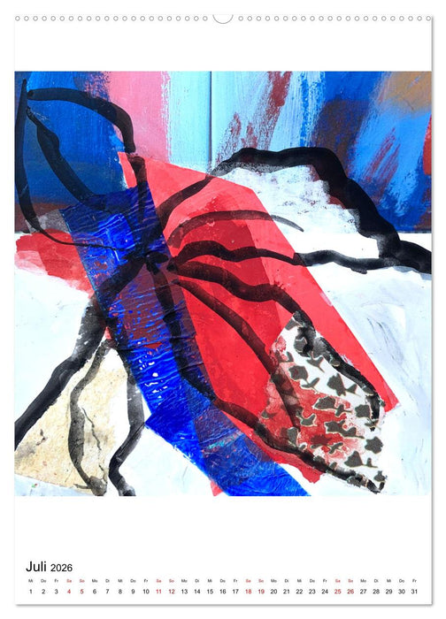 Poetische Miniaturen Florales (CALVENDO Premium Wandkalender 2026)