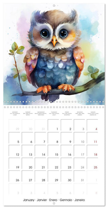 Renard Rexi et ses amis - mon premier agenda (CALVENDO Calendrier mensuel 2026)