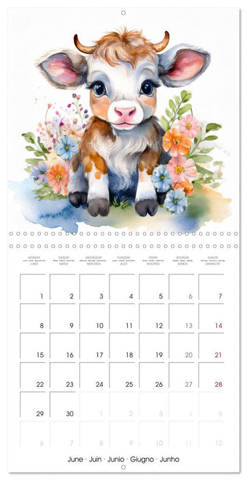 Renard Rexi et ses amis - mon premier agenda (CALVENDO Calendrier mensuel 2026)