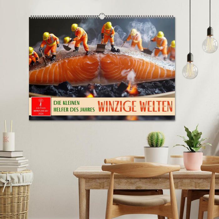 Winzige Welten - die kleinen Helfer des Jahres (CALVENDO Wandkalender 2026)
