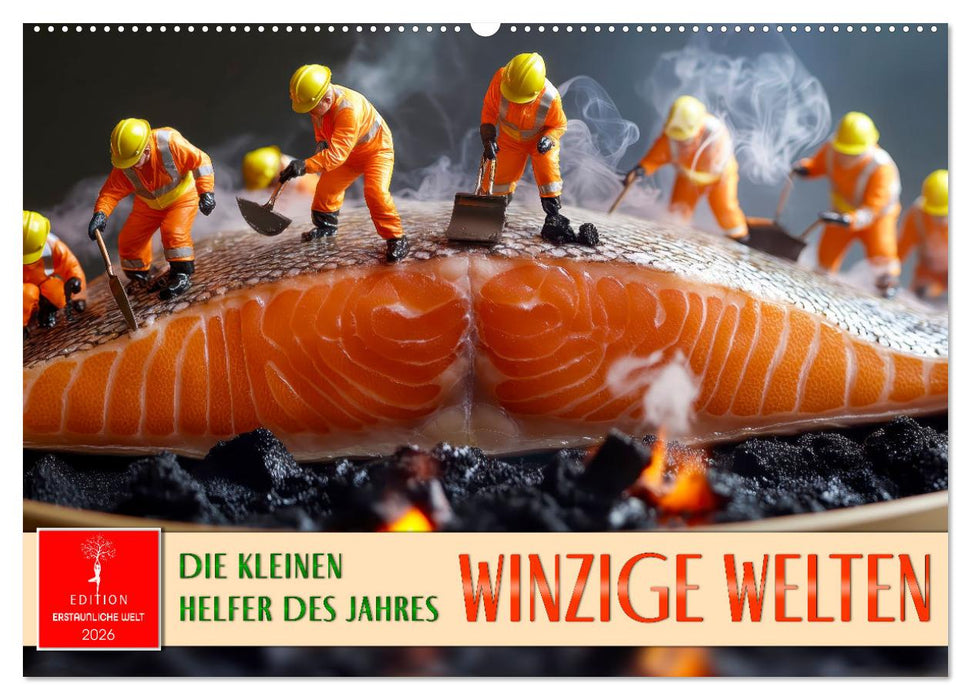 Winzige Welten - die kleinen Helfer des Jahres (CALVENDO Wandkalender 2026)