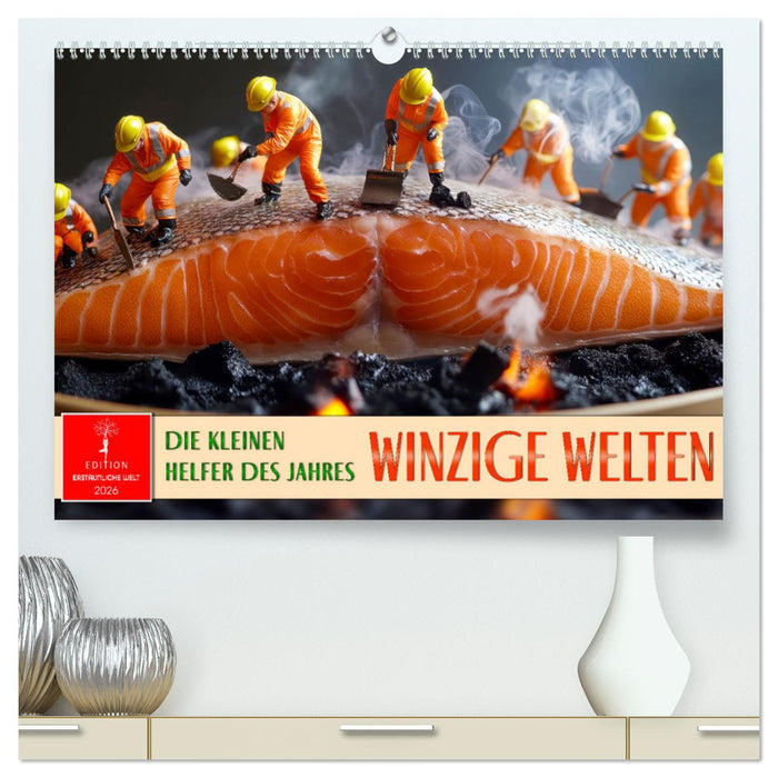 Winzige Welten - die kleinen Helfer des Jahres (CALVENDO Premium Wandkalender 2026)
