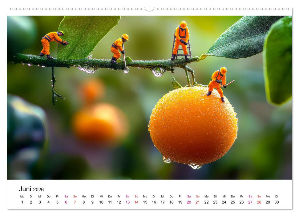 Winzige Welten - die kleinen Helfer des Jahres (CALVENDO Premium Wandkalender 2026)