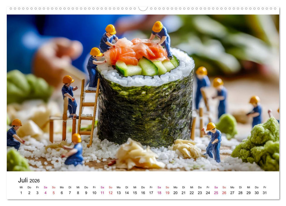 Winzige Welten - die kleinen Helfer des Jahres (CALVENDO Premium Wandkalender 2026)