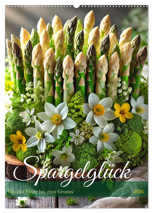 Spargelglück – von der Ernte bis zum Genuss (CALVENDO Wandkalender 2026)