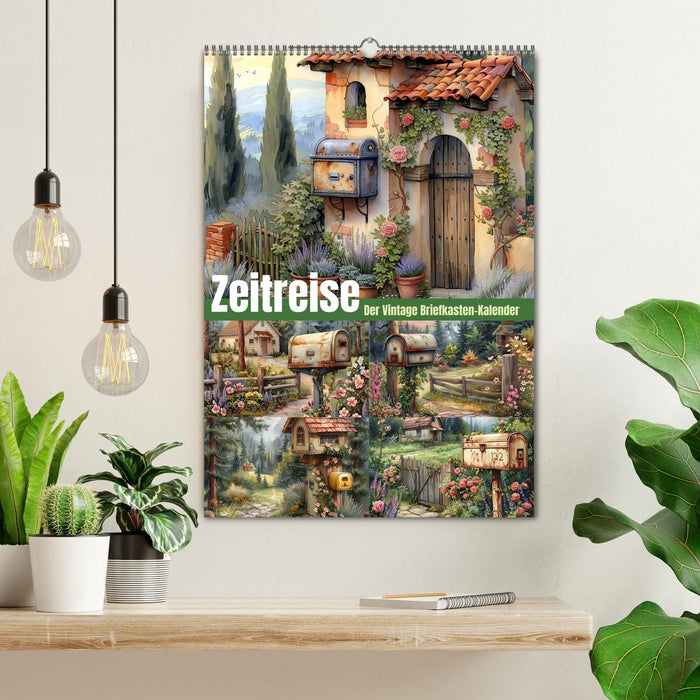 Zeitreise - Der vintage Briekasten Kalender (CALVENDO Wandkalender 2026)