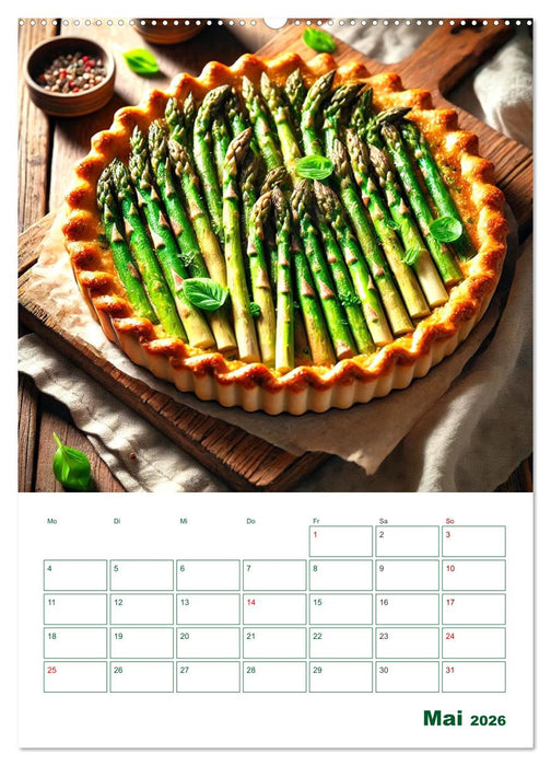 Spargelglück – von der Ernte bis zum Genuss (CALVENDO Premium Wandkalender 2026)