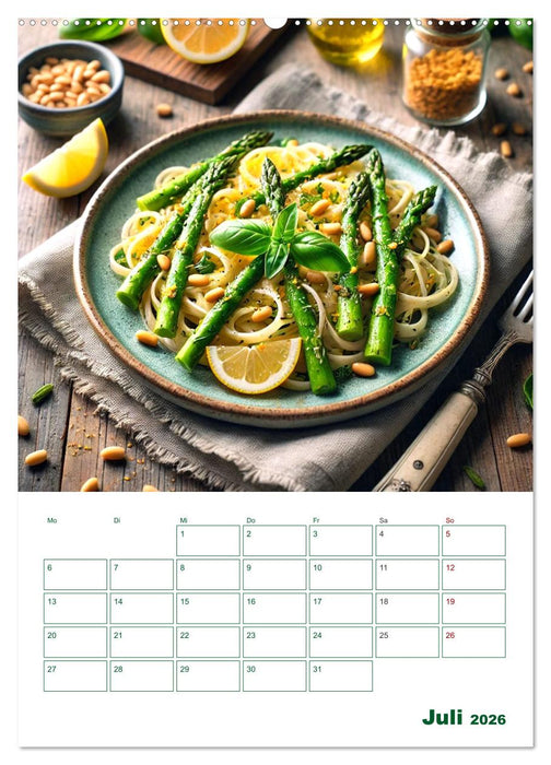 Spargelglück – von der Ernte bis zum Genuss (CALVENDO Premium Wandkalender 2026)