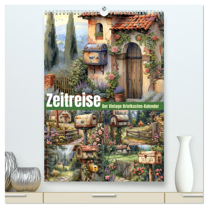 Zeitreise - Der vintage Briekasten Kalender (CALVENDO Premium Wandkalender 2026)
