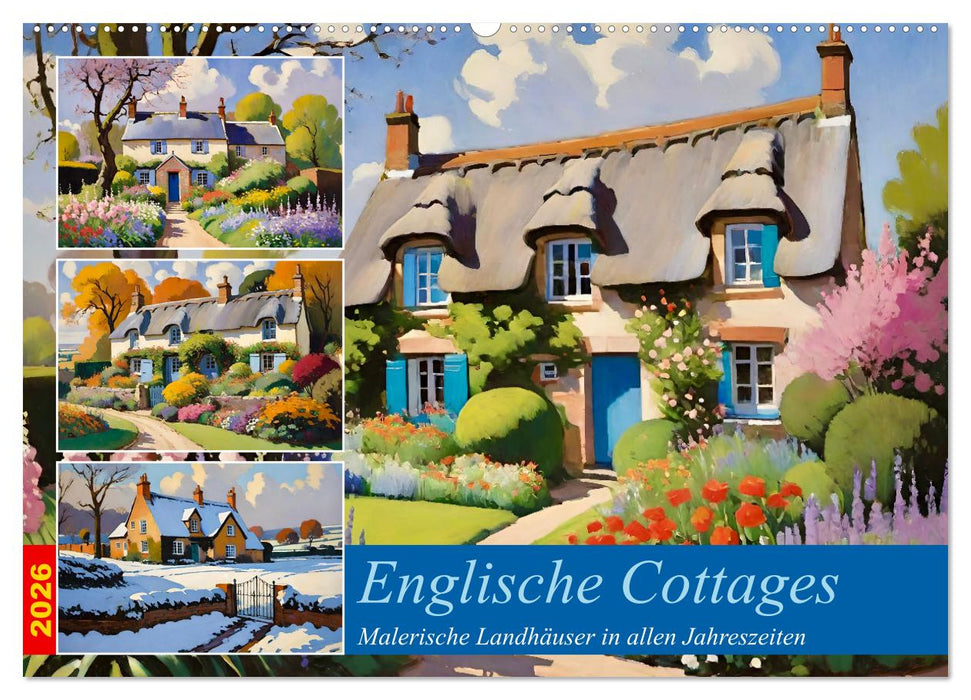 Englische Cottages (CALVENDO Wandkalender 2026)