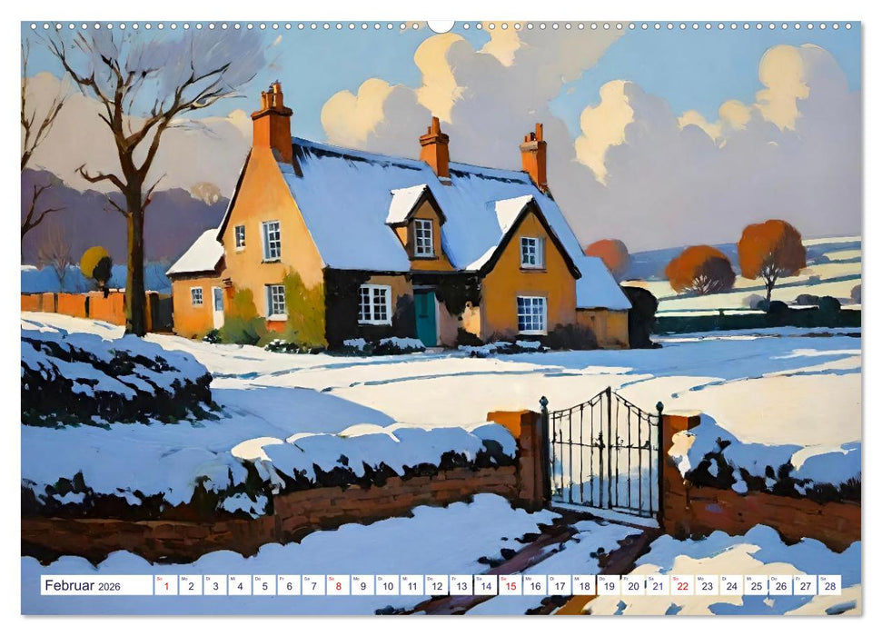 Englische Cottages (CALVENDO Wandkalender 2026)