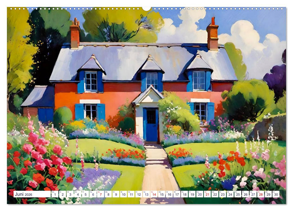 Englische Cottages (CALVENDO Wandkalender 2026)
