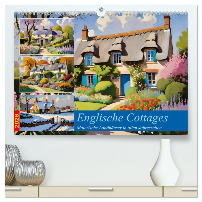 Englische Cottages (CALVENDO Premium Wandkalender 2026)