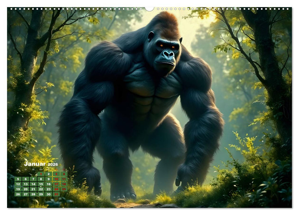 Wildlife im Fokus - Begegnungen auf Augenhöhe (CALVENDO Premium Wandkalender 2026)