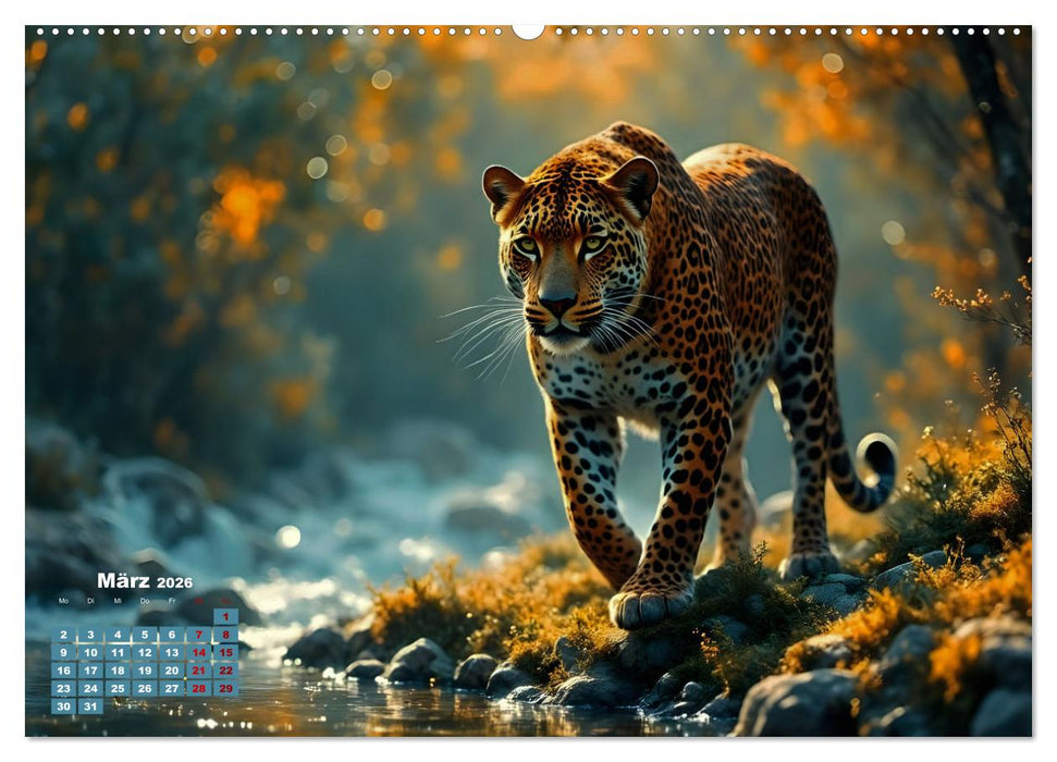 Wildlife im Fokus - Begegnungen auf Augenhöhe (CALVENDO Premium Wandkalender 2026)