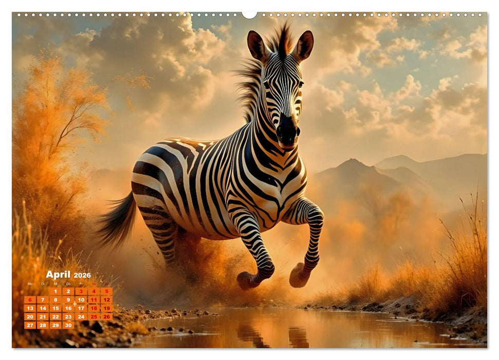 Wildlife im Fokus - Begegnungen auf Augenhöhe (CALVENDO Premium Wandkalender 2026)