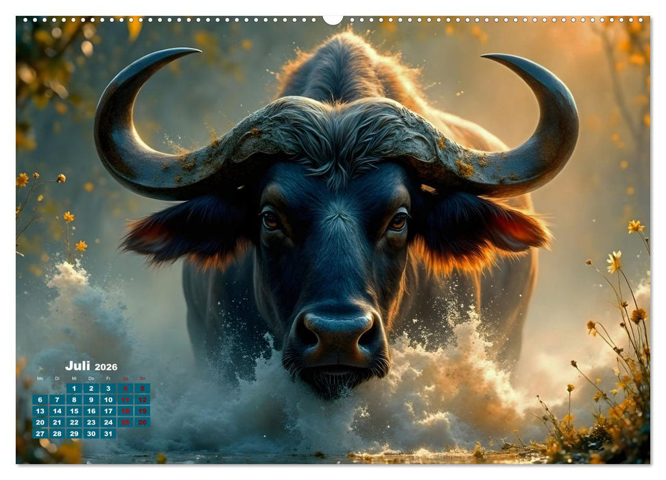 Wildlife im Fokus - Begegnungen auf Augenhöhe (CALVENDO Premium Wandkalender 2026)