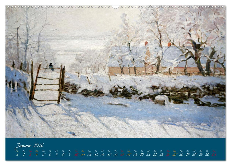 Typisch Monet (CALVENDO Wandkalender 2026)