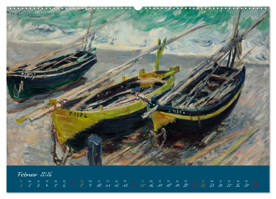 Typisch Monet (CALVENDO Premium Wandkalender 2026)