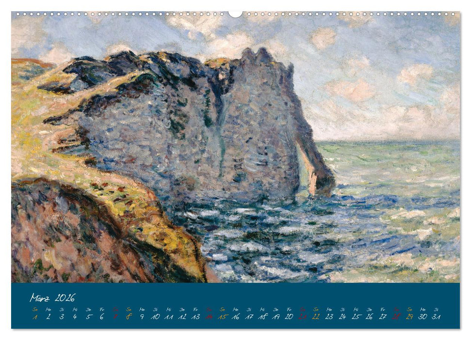 Typisch Monet (CALVENDO Premium Wandkalender 2026)