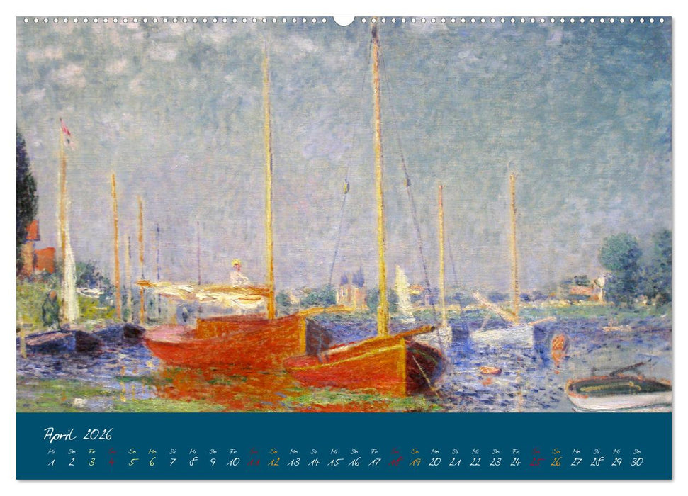 Typisch Monet (CALVENDO Premium Wandkalender 2026)